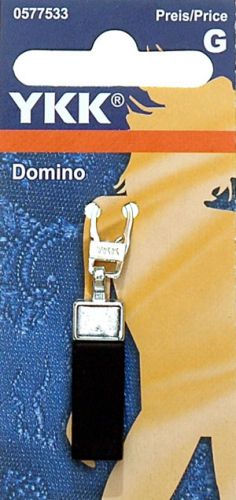 Подвеска для застежки-молнии "Domino" с карабином, YKK, 0577533