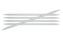 Спицы чулочные "Basix Aluminum" 4мм/20см, KnitPro, 45115