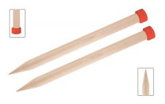 Спицы прямые "Jumbo Birch" 30мм/30см, KnitPro, 35256