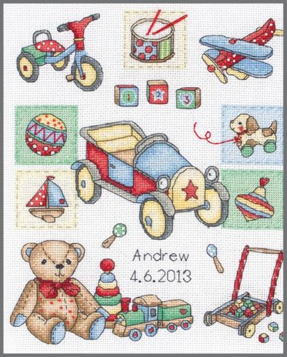 Набор для вышивания Anchor "Boy Birth" 24*20см, MEZ Венгрия, ACS39