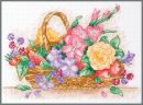 Набор для вышивания Anchor "Floral Basket" 23*16см, MEZ Венгрия, AK117