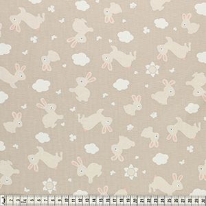 Ткань MEZfabrics "Bunny & Cloud", ширина 144-146см, MEZ, C131037 (03001)