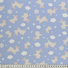 Ткань MEZfabrics "Bunny &amp; Cloud", ширина 144-146см,  MEZ, C131037 (03001)