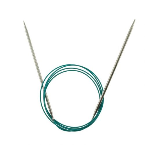 Спицы круговые "Mindful" 3,25мм/120см, нержавеющая сталь, серебристый, KnitPro, 36136