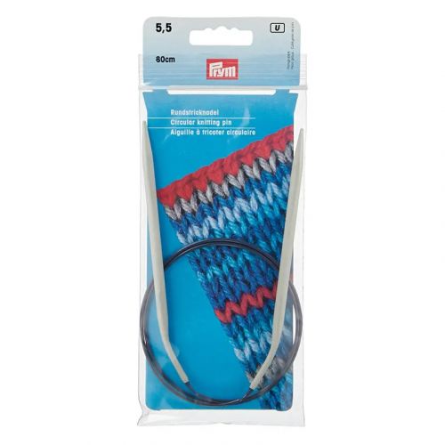 Спицы круговые 5,5мм/80см, Prym, 211364