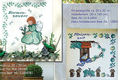 Набор для вышивания "Цветочная магия" 20*20см, Acufactum Ute Menze, 2800-08
