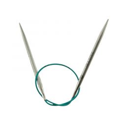 Спицы круговые "Mindful" 3,25мм/25см, нержавеющая сталь, серебристый, KnitPro, 36043