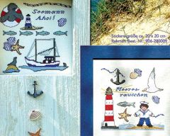 Набор для вышивания "Моряк" 20*20см, Acufactum Ute Menze, 2800-09