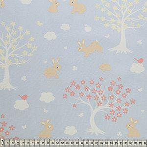 Ткань MEZfabrics "Bunny & Cloud", ширина 144-146см, MEZ, C131041 (03011)
