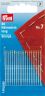 Иглы ручные д/шитья, с тонким острием, №7, 20шт в блистере 121291