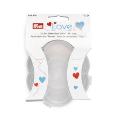 Серия "Prym Love" - Бокс для хранения "Цветок", диаметр 10см, пластик, прозрачный, Prym, 612415