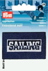 Термоаппликация Sailing синий цв. 925808