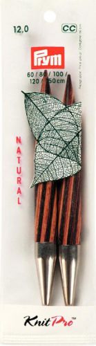 Спицы съемные "NATURAL" 12мм для длины лески 60-150см, Prym, 223334