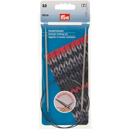 Спицы круговые 3мм/60см, Prym, 212122
