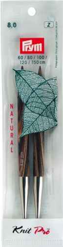 Спицы съемные "NATURAL" 8мм для длины лески 60-150см, Prym, 223331