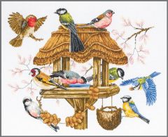 Набор для вышивания Anchor "Bird Table" 36*45см, MEZ Венгрия, APC942