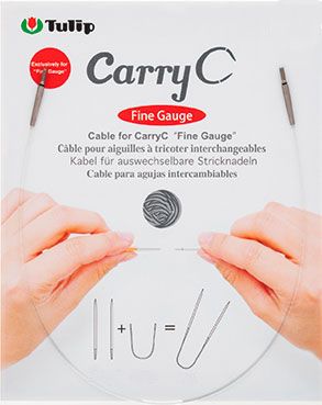 Тросик для съемных спиц CarryC "Fine Gauge", длина 80см, пластик, Tulip, CTMM-72