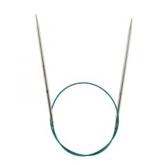 Спицы круговые "Mindful" 3,75мм/60см, нержавеющая сталь, серебристый, KnitPro, 36078