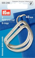Полукольца 40мм, Prym, 555240
