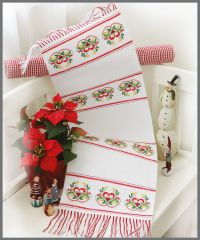 Набор для вышивания Anchor: салфетка-дорожка "Christmas Heart", MEZ Венгрия, 9240000-01517