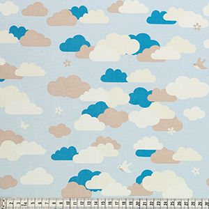 Ткань ламинированная MEZfabrics "Bunny & Cloud", ширина 136-138см, MEZ, L131236 (03005)
