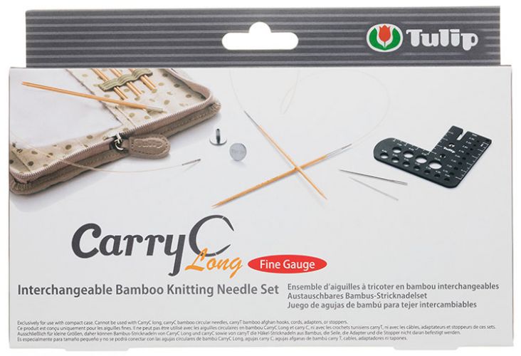 Набор съемных спиц "CarryC Long" - Fine Gauge, длина 12см, Tulip, TCC-12