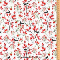 Ткань "Время плодов шиповника", ширина 145см, 100% хлопок, Acufactum Ute Menze, 3523-830