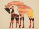 Набор для вышивания Maia "Giraffes Silhouette" 20*26см, MEZ Венгрия, 5678000-05042