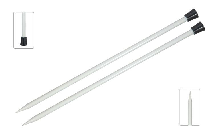 Спицы прямые "Basix Aluminum" 2мм/25см, KnitPro, 45200