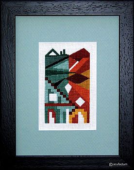Набор для вышивания "Графика 1" 7,5*12,5см, Acufactum Ute Menze, 2900-05