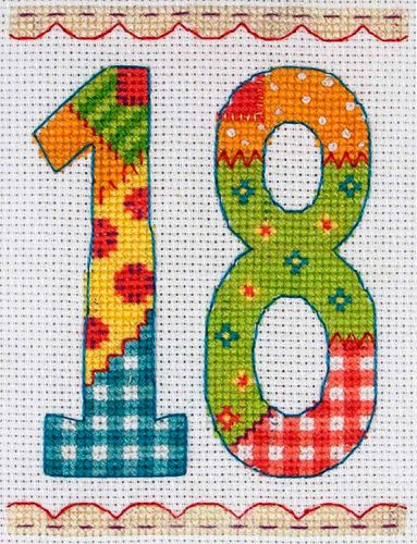 Набор для вышивания Anchor "Birthday" 11*8см, MEZ, PCE763