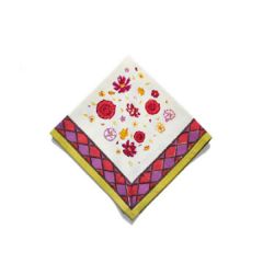 Салфетка "Flowery red-green" 50*50см, Mas d'Ousvan, 35.90.SERV