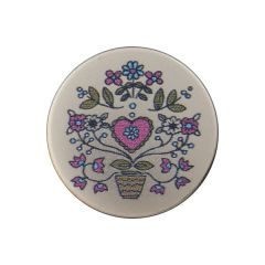 Пуговица на ножке, размер 20мм, металл, вересковый, Union Knopf by Prym, U0453626020005601-15