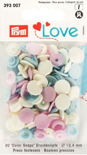 Серия "Prym Love" - Кнопки "Color Snaps", диаметр 12,4мм, Prym, 393007