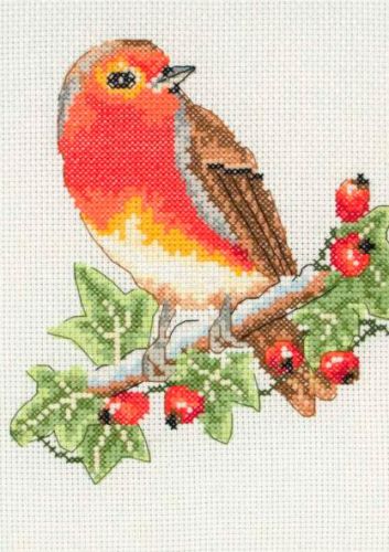 Набор для вышивания Anchor "Red Robin" 23*16см, MEZ Венгрия, AK125