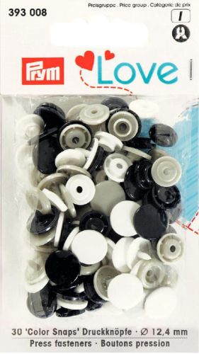 Серия "Prym Love" - Кнопки "Color Snaps", диаметр 12,4мм, Prym, 393008