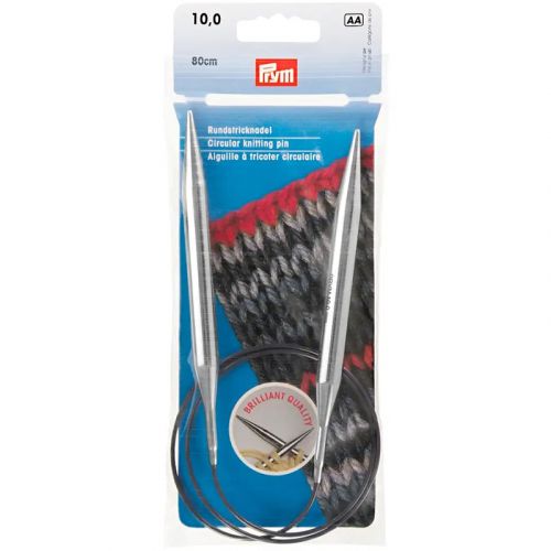 Спицы круговые 10мм/80см, Prym, 212234