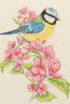 Набор для вышивания Anchor "Bluetit and Blossom" 23*16см, MEZ Венгрия, AK135