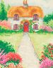 Набор для вышивания Anchor "Cottage Garden" 23*16см, MEZ Венгрия, AK136