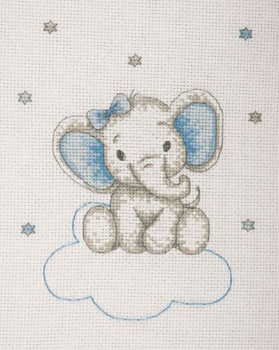 Набор для вышивания Anchor "High on clouds above (Boy)" 20*16см, MEZ Венгрия, AK34