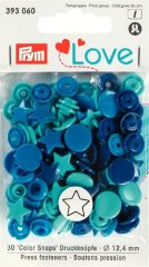 Серия "Prym Love" - Кнопки "Color Snaps", звезда 12,4мм, Prym, 393060