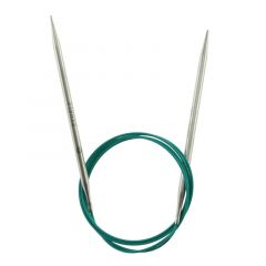Спицы круговые "Mindful" 5мм/120см, нержавеющая сталь, серебристый, KnitPro, 36141