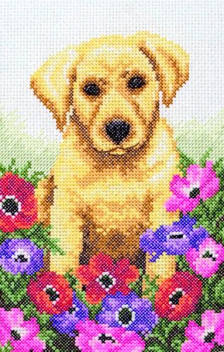 Набор для вышивания Anchor "Puppy" 23*16см, MEZ Венгрия, PCE759