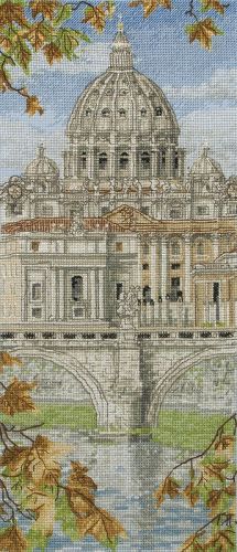 Набор для вышивания Anchor "St. Peter’s Basilica" 32*14см, MEZ Венгрия, PCE0815