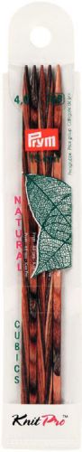 Спицы чулочные "CUBICS NATURAL" 4мм/15см, Prym, 224124