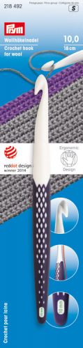 Крючок для вязания "Ergonomics" 10мм/18см, Prym, 218492