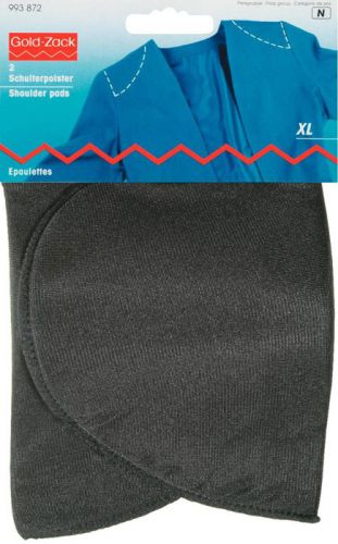 Плечики полумесяц, полиамид, XL черный цв., 993872