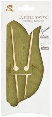 Спицы круговые "Knina Swivel" 6,5мм/60см, бамбук, натуральный, Tulip, KS-600650