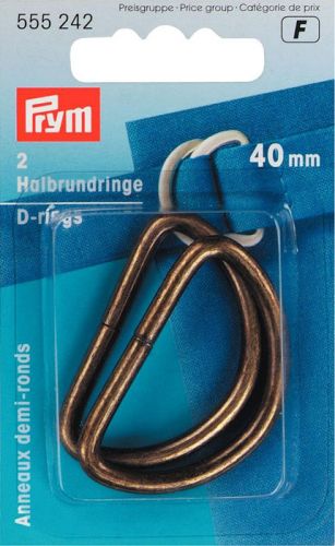 *  Полукольца 40мм, Prym, 555242