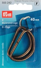 *  Полукольца 40мм, Prym, 555242